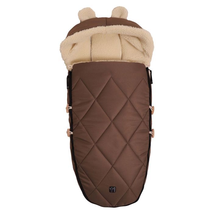 Чехол для ног Kaiser XL EARS WOOL 2 в 1, зимний, шоколадный (6582585)