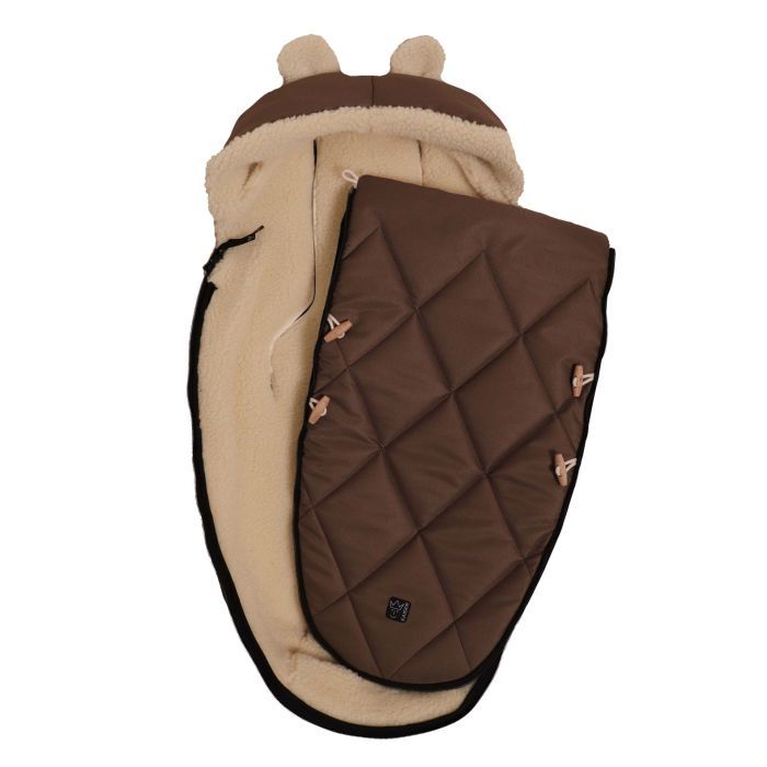 Чехол для ног Kaiser XL EARS WOOL 2 в 1, зимний, шоколадный (6582585) изображение 5