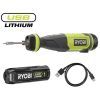 Паяльник электрический Ryobi RSI4-120G аккумуляторный, USB, Lithium 4V 2Ah, 460°С, подсветка (5133006146) изображение 2