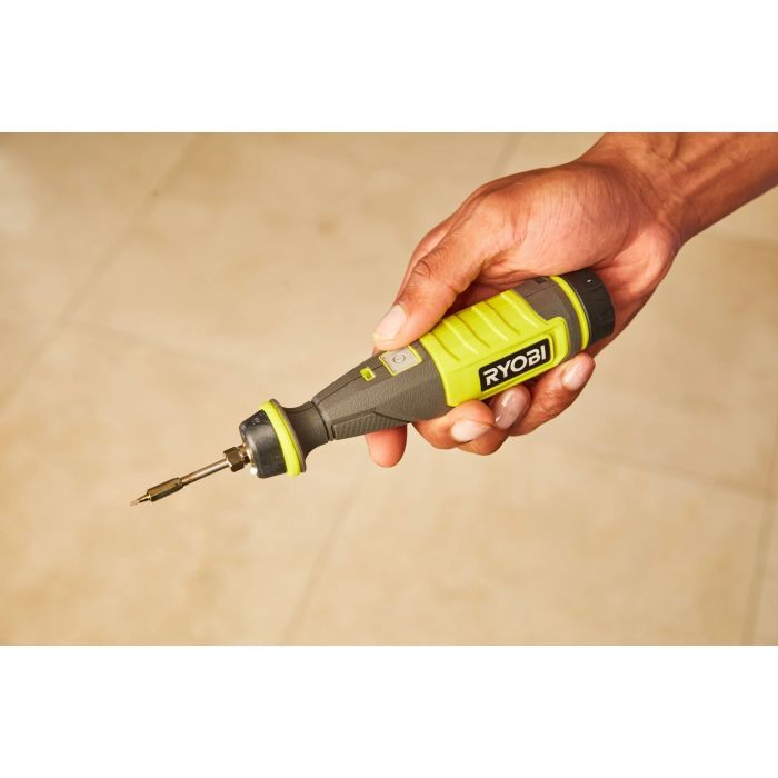 Паяльник электрический Ryobi RSI4-120G аккумуляторный, USB, Lithium 4V 2Ah, 460°С, подсветка (5133006146) изображение 3