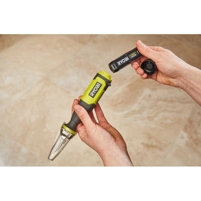 Паяльник электрический Ryobi RSI4-120G аккумуляторный, USB, Lithium 4V 2Ah, 460°С, подсветка (5133006146) изображение 7