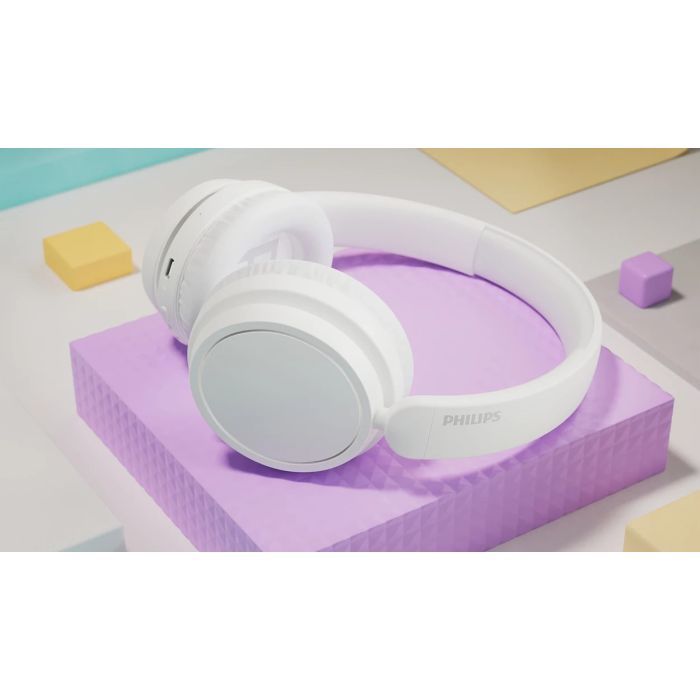Наушники Philips TAH5209 Over-Ear Wireless White (TAH5209WT/00) изображение 4