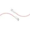 Дата кабель USB-C to USB-C ecoline-cc200.pink Promate (ecoline-cc200.pink)