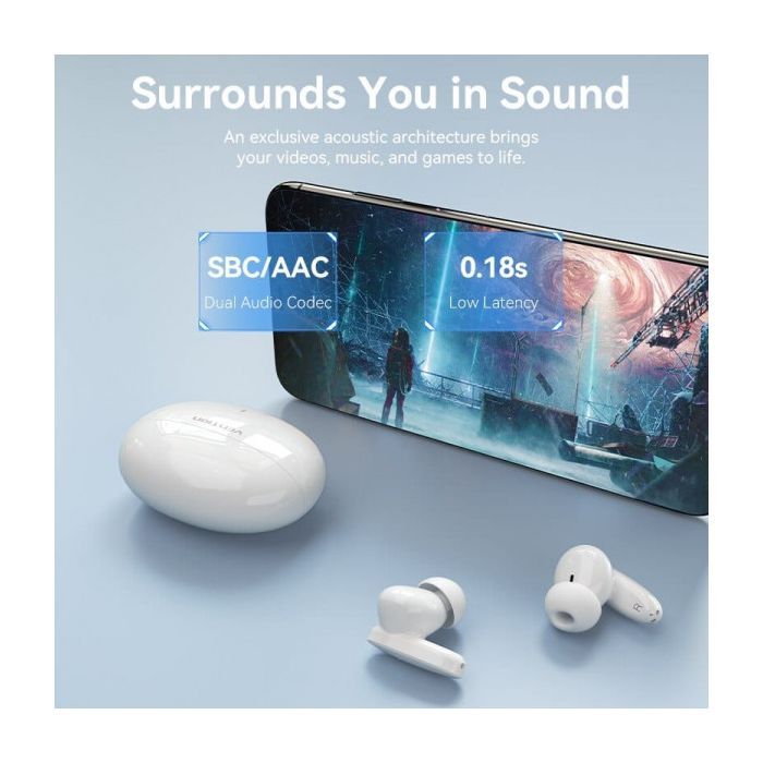 Наушники Vention Elf Earbuds E01 Blue (NBFS0) изображение 6