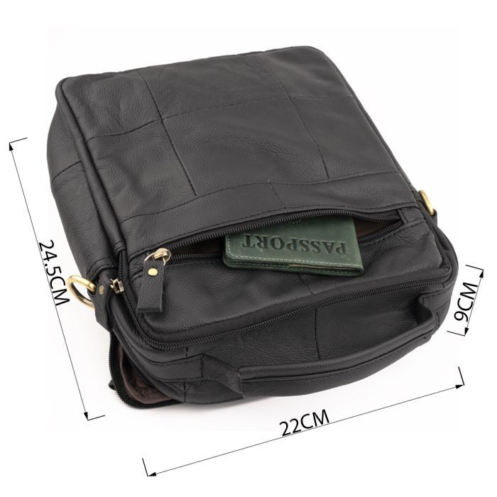 Сумка Vintage Флотар Черная (14763) изображение 3