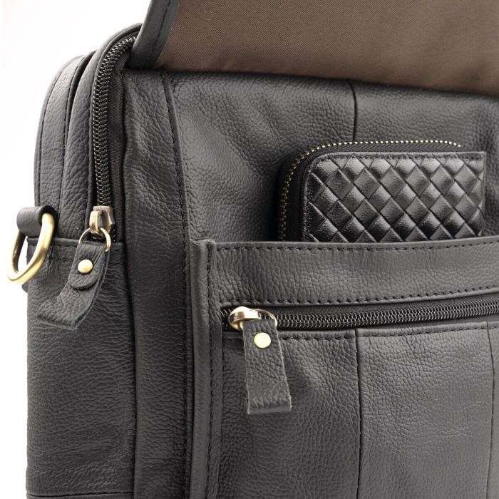 Сумка Vintage Флотар Черная (14763) изображение 9