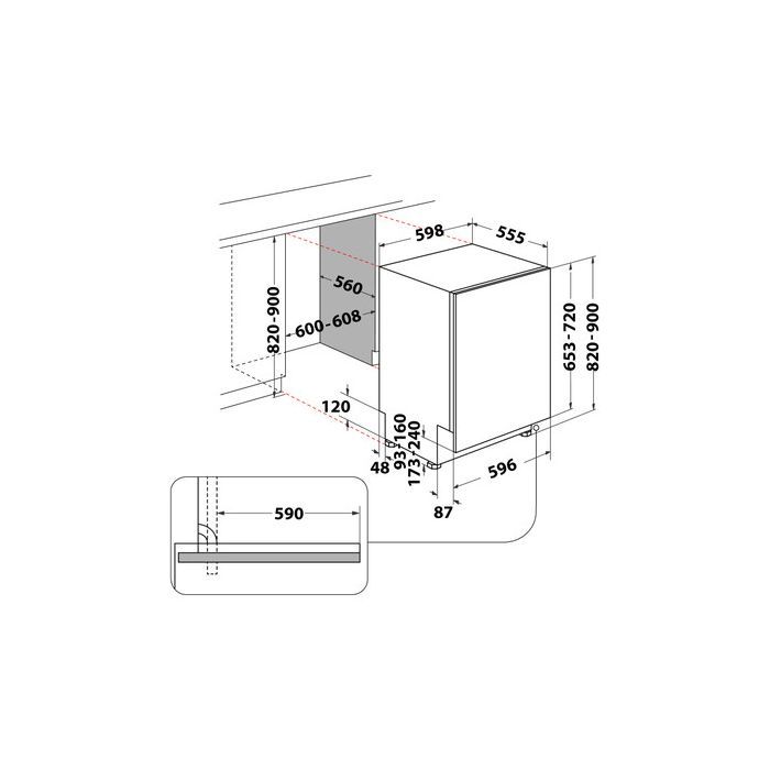 Посудомоечная машина Indesit D2I HL326 изображение 6