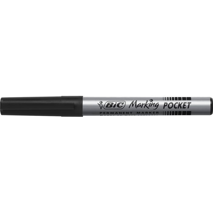 Маркер Bic перманентний Fine, синій (bc8209012)