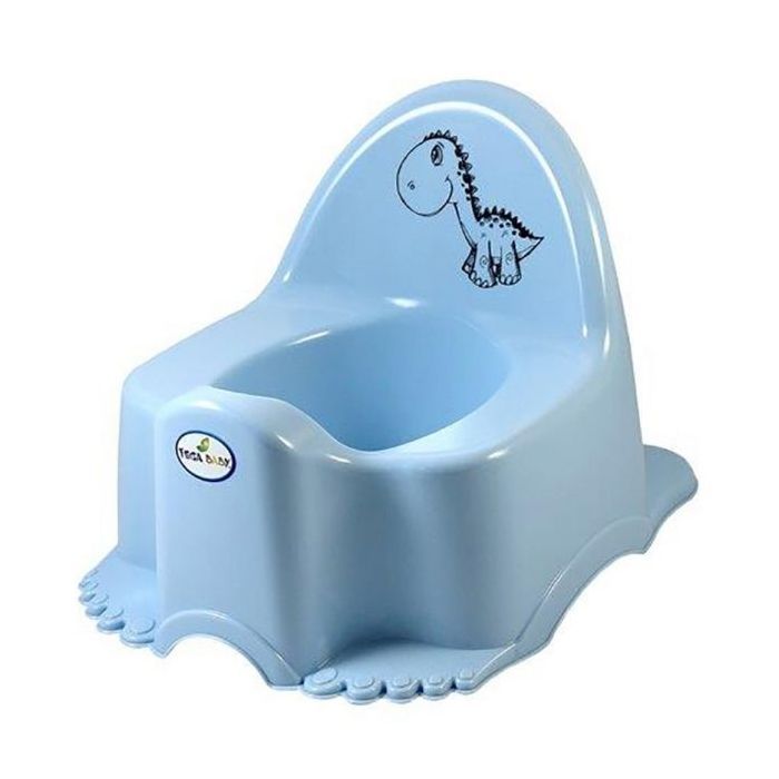 Горшок Tega Baby з музикою Dino light blue (PO-056-135)
