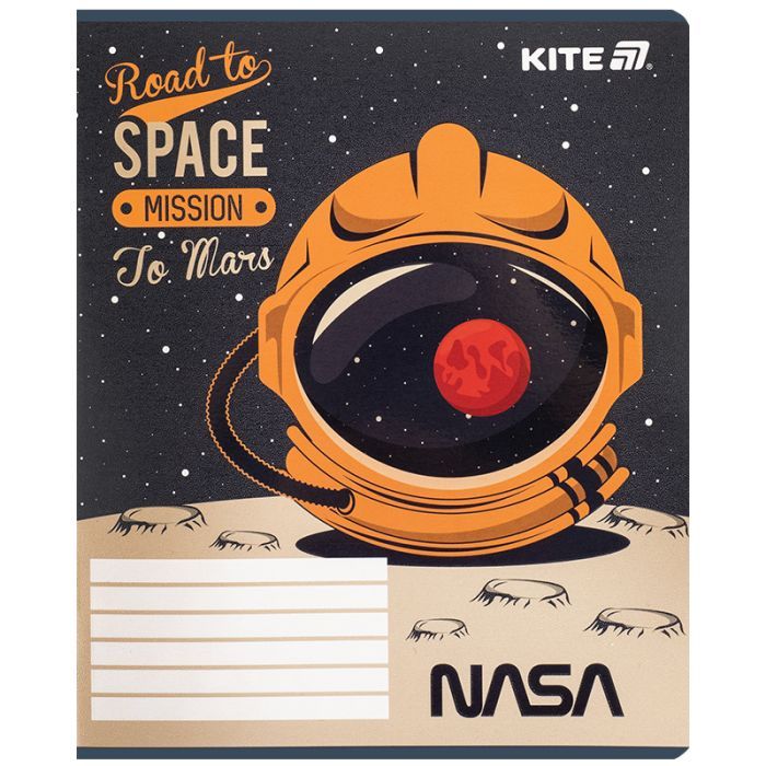 Зошит Kite NASA, 12 аркушів, клітинка (NS25-232) зображення 8