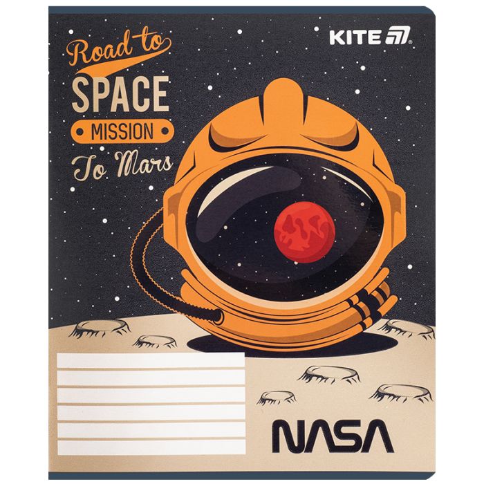 Зошит Kite NASA, 12 аркушів, клітинка (NS25-232) зображення 8