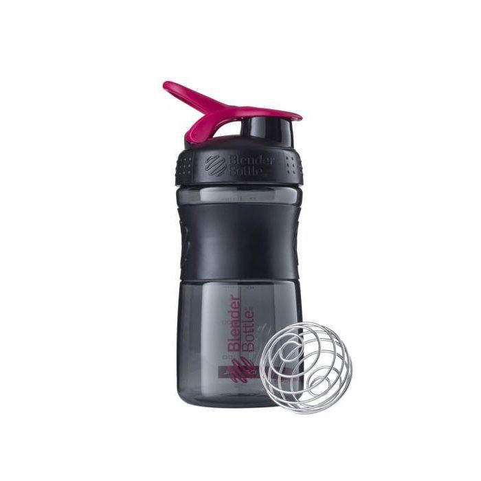 Шейкер спортивный BlenderBottle SportMixer Flip 20oz/590ml Black (SM 20oz Black)