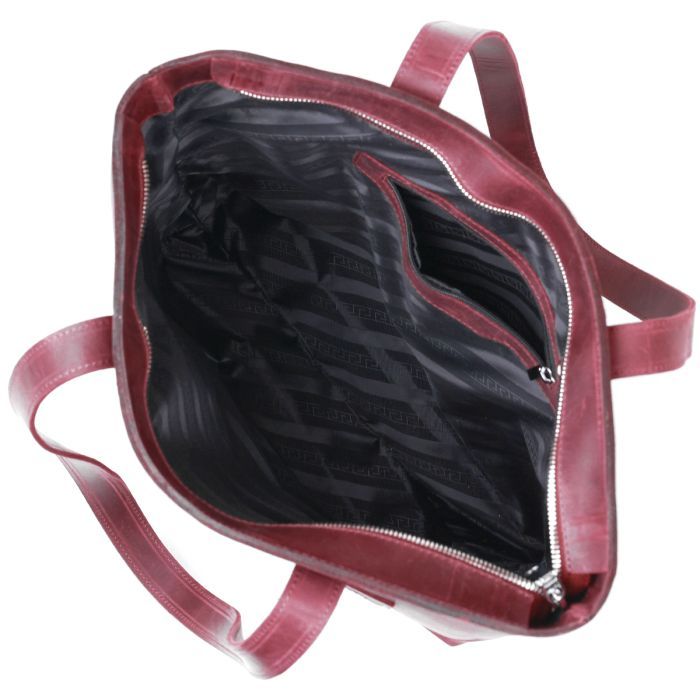 Сумка Shvigel Винтажная шоппер Коричневая (16349) изображение 6