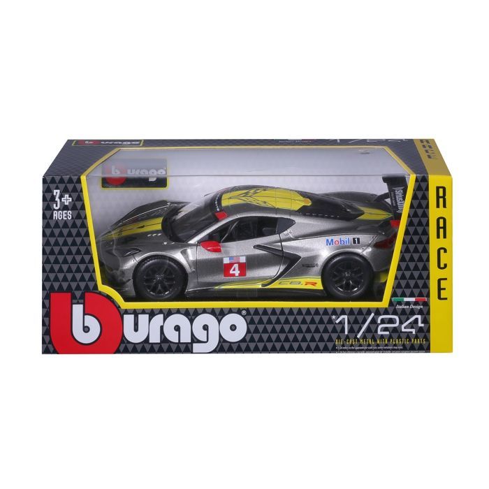 Машина Bburago Chevrolet Corvette C8.R (124) (18-28024) зображення 10