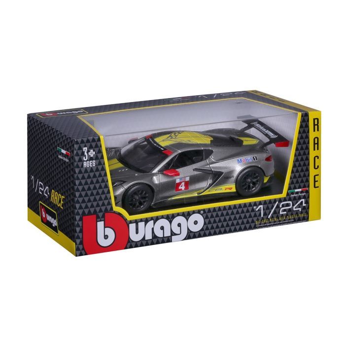 Машина Bburago Chevrolet Corvette C8.R (124) (18-28024) зображення 2