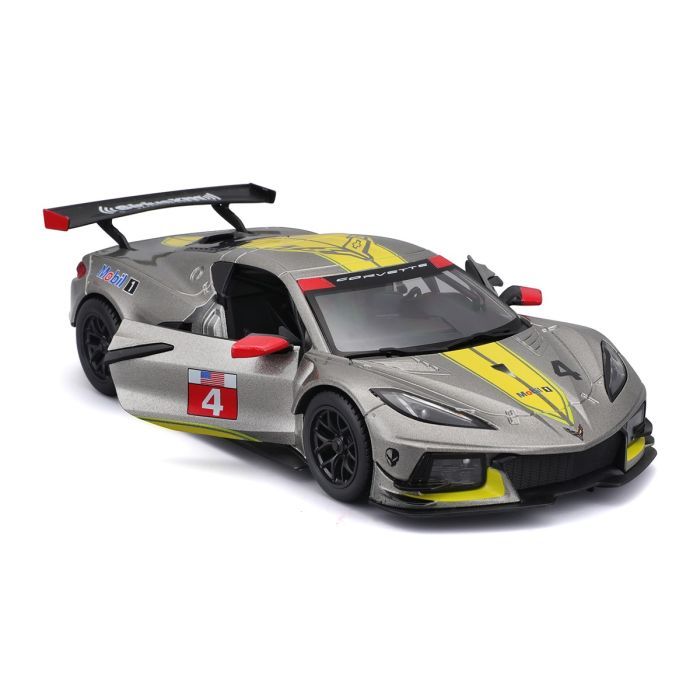Машина Bburago Chevrolet Corvette C8.R (124) (18-28024) зображення 8