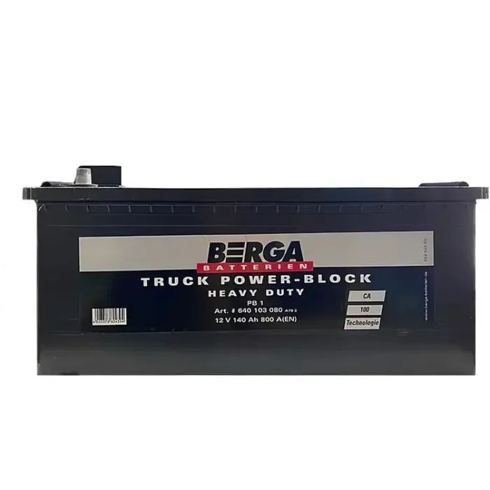 Аккумулятор автомобильный Berga Truck Power Block 140Ah бокова(+/-) (800EN) (6401030807502)