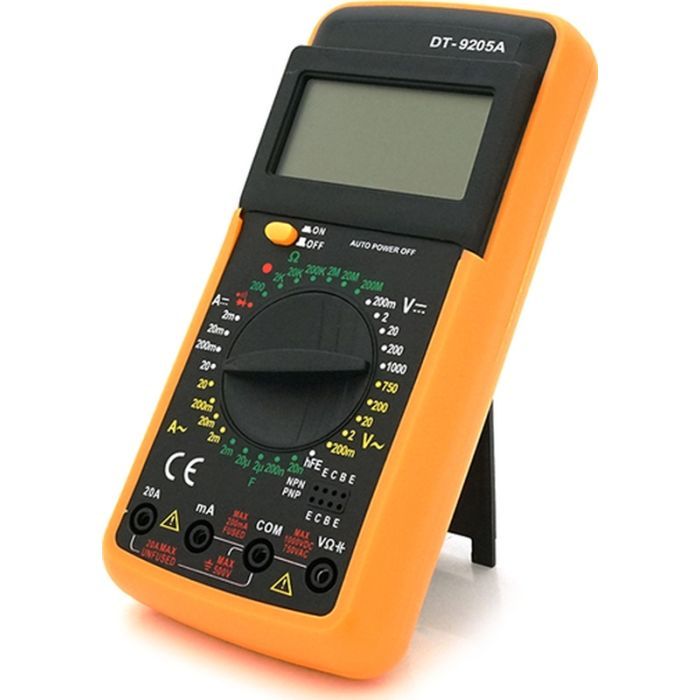 Цифровой мультиметр Voltronic DT-9205A, V, A, R, C, Q60 (DT-9205А)