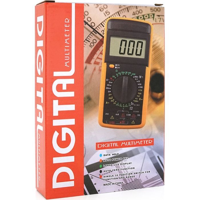 Цифровой мультиметр Voltronic DT-9205A, V, A, R, C, Q60 (DT-9205А) изображение 2