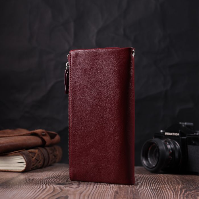 Кошелек ST Leather Из натуральной кожи Бордовый (22528) изображение 9