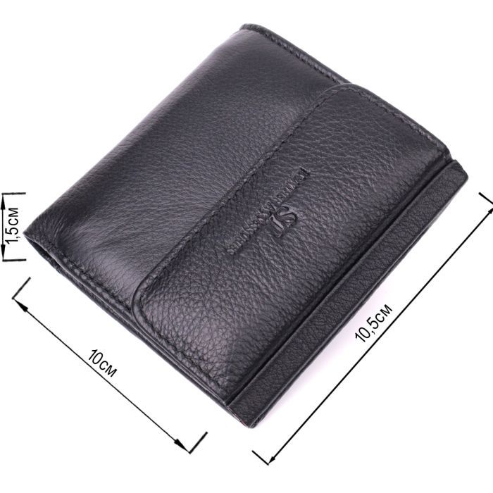 Кошелек ST Leather Из натуральной кожи Черный (22542) изображение 3
