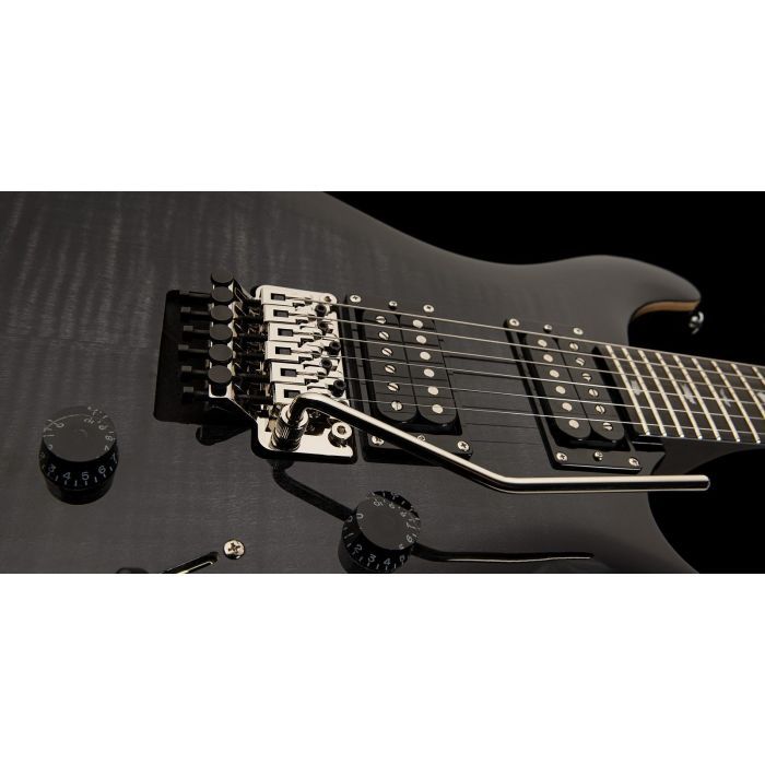 Электрогитара PRS SE Custom 24 Floyd Charcoal Burst 2023 изображение 12