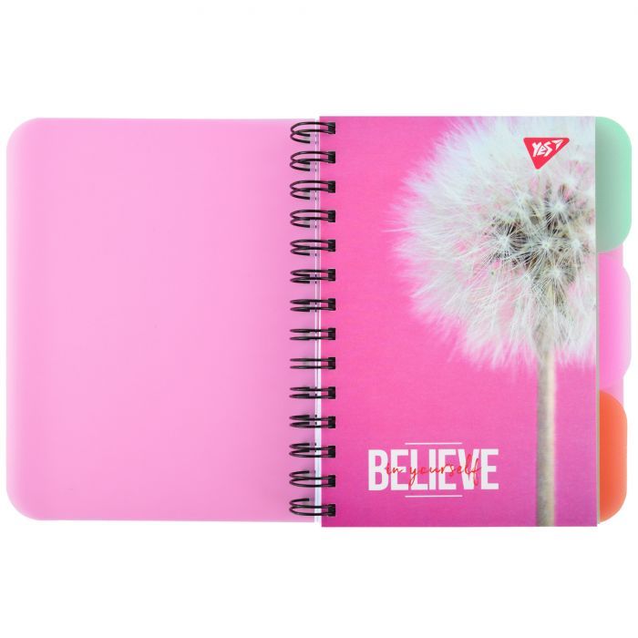 Блокнот Yes В6 Believe in yourself 144 листа пластиковая обложка (681986)