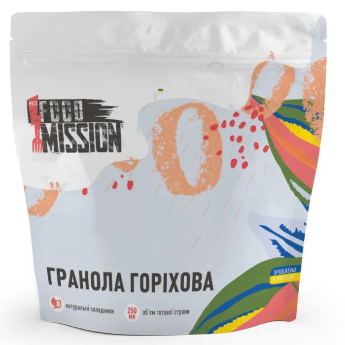 Пища быстрого приготовления Food Mission Гранола Ореховая 100 г (fm.30450)