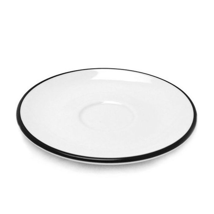 Блюдце Ancap серія Verona Colored Rims 16,7 см Black для серій "Verona", "Torino" (37572)