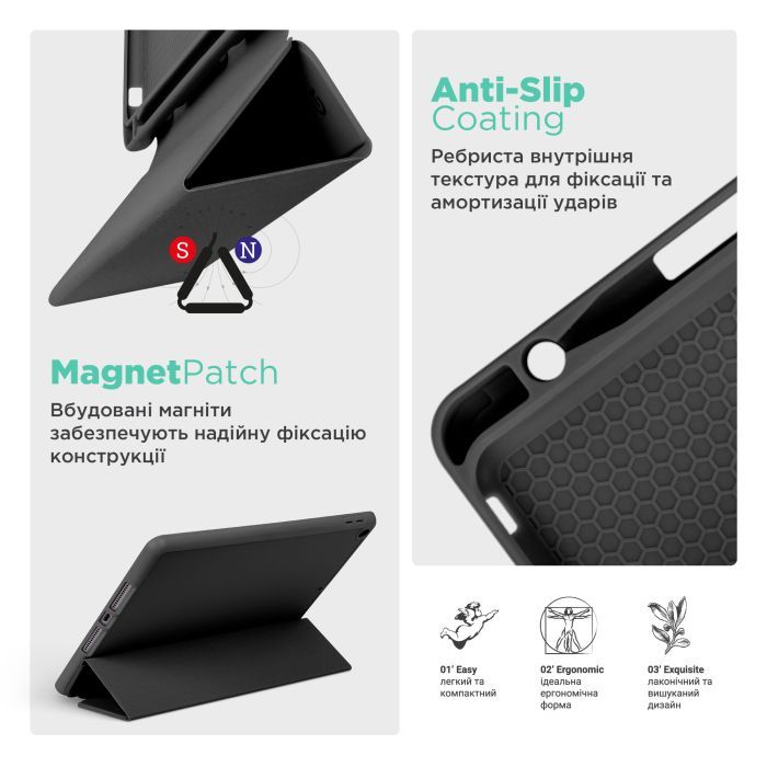 Чехол для планшета Armorstandart Smart Fold Pen Lenovo Idea Tab Pro Pink (ARM85079) изображение 7