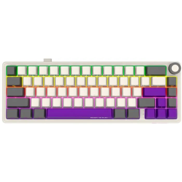Клавиатура Lorgar KBP70MW Pro RGB Wireless/Bluetooth/USB UA White (LRG-KBP70MW-WH-US)