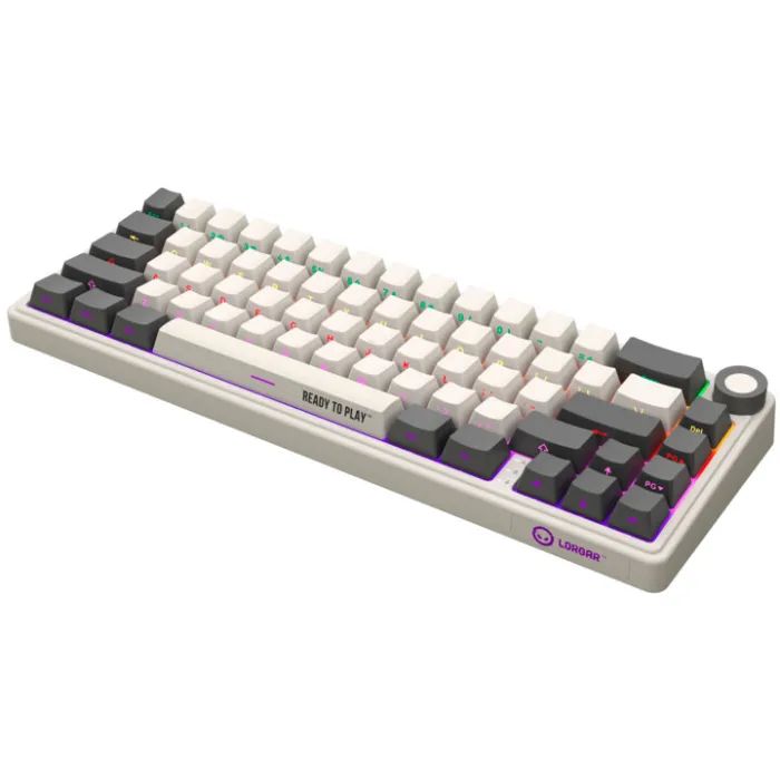 Клавиатура Lorgar KBP70MW Pro RGB Wireless/Bluetooth/USB UA White (LRG-KBP70MW-WH-US) изображение 6