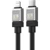 Дата кабель USB-C to Lightning 1.0m CoolPlay Fast Charging 20W black Baseus (CAKW000001) зображення 2