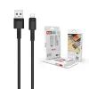 Дата кабель USB 2.0 AM to USB-C 1.0m black XO (NB-Q166-AС.black) зображення 2