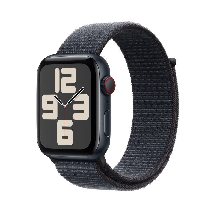 Смарт-годинник Apple Watch SE GPS + Cellular 40mm Midnight Aluminium Case with Ink Sport Loop (MXGA3QH/A)