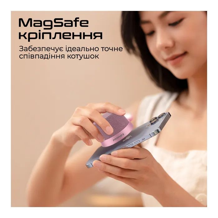 Акустическая система Promate Punch 3 Вт Pink (punch.pink) изображение 5