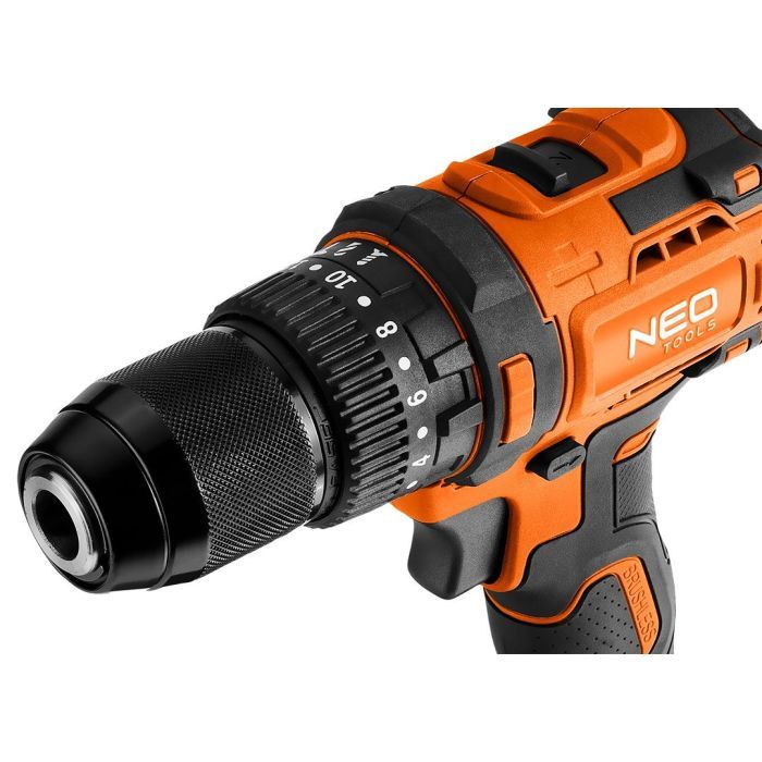 Шуруповерт Neo Tools Energy+ 18V, безщітковий, 95Нм, 0-320/0-1700об/хв 1.2кг (без АКБ та ЗП) (04-619) зображення 11
