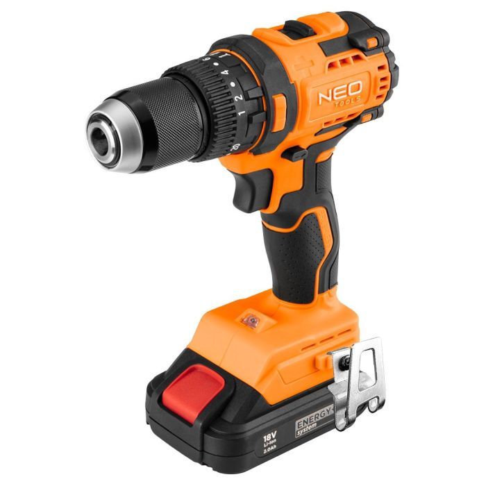 Шуруповерт Neo Tools Energy+ 18V, безщітковий, 95Нм, 0-320/0-1700об/хв 1.2кг (без АКБ та ЗП) (04-619) зображення 5
