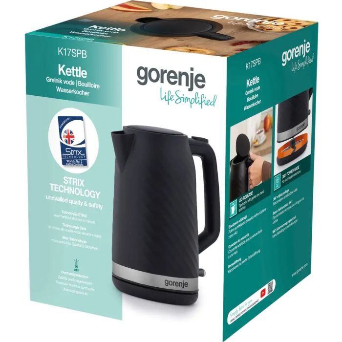 Електрочайник Gorenje K17SPB зображення 10