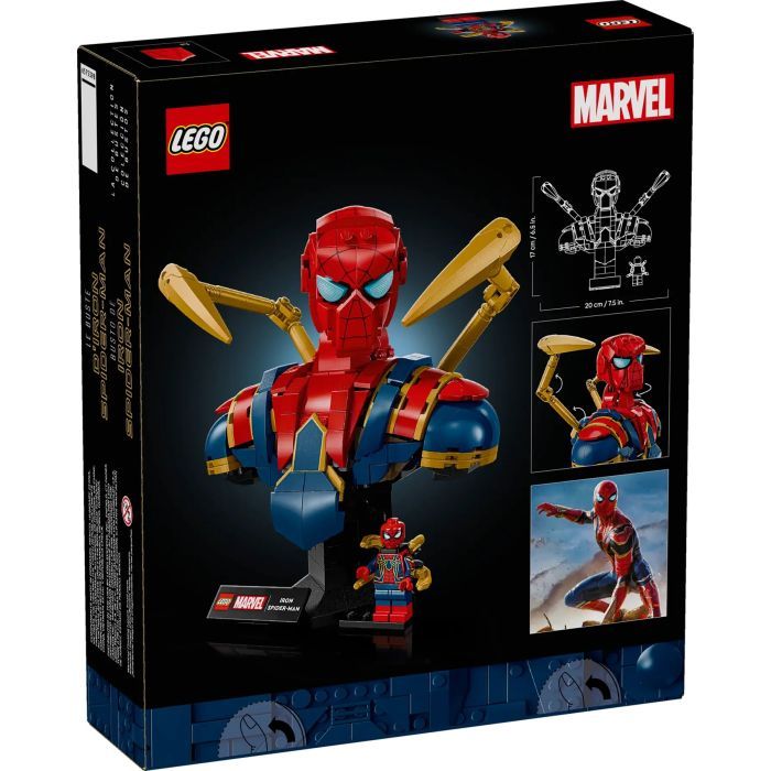 Конструктор LEGO Super Heroes Погруддя Залізної Людини-Павука (76326) зображення 2