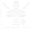 Конструктор LEGO Super Heroes Бюст Железного Человека-Паука (76326) изображение 7