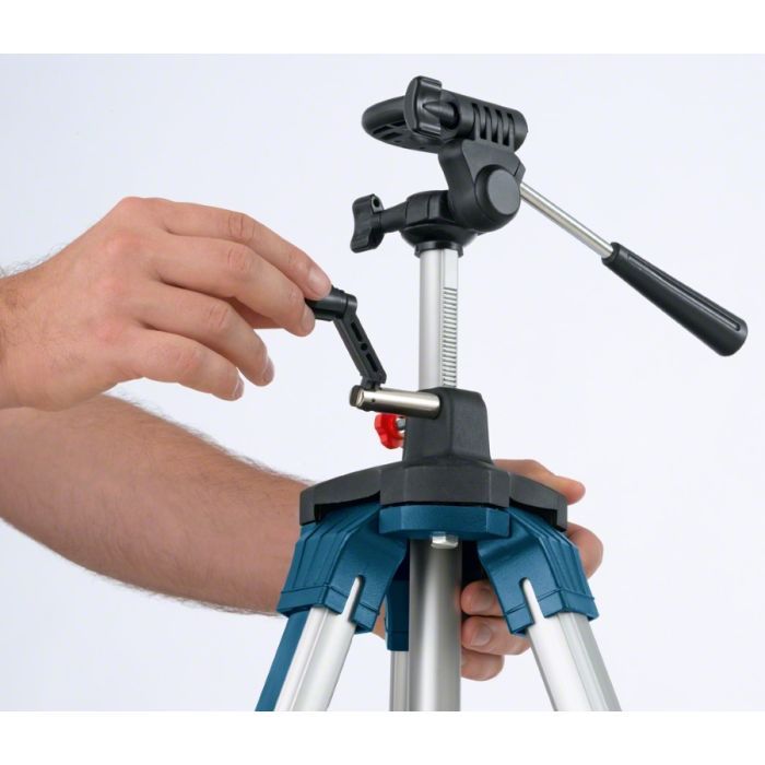 Штатив для нивелира Bosch Professional BT250 для оптических нивелиров, 1/4", 97.5-250см, 3.4кг (0.601.096.A00) изображение 3