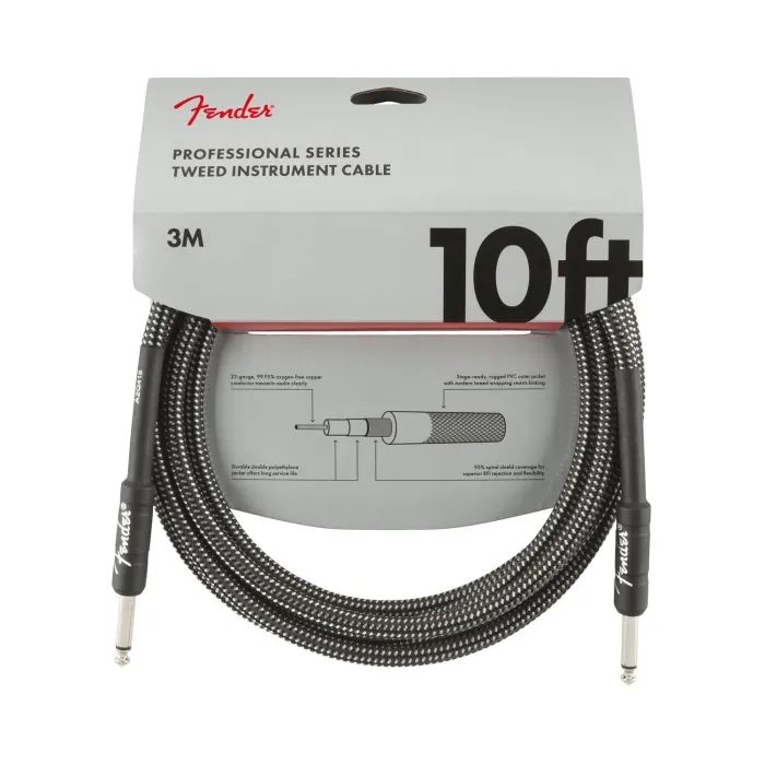 Інструментальний кабель Fender Cable Professional Series 10' Grey Tweed (228461)
