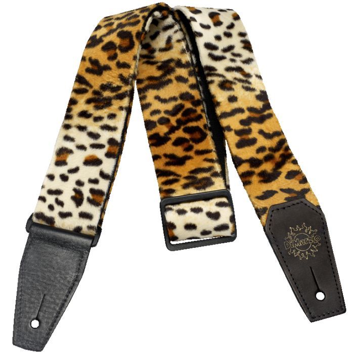 Ремень для гитары DiMarzio Cheetah Guitar Strap with Leather Ends (DD3310CH)