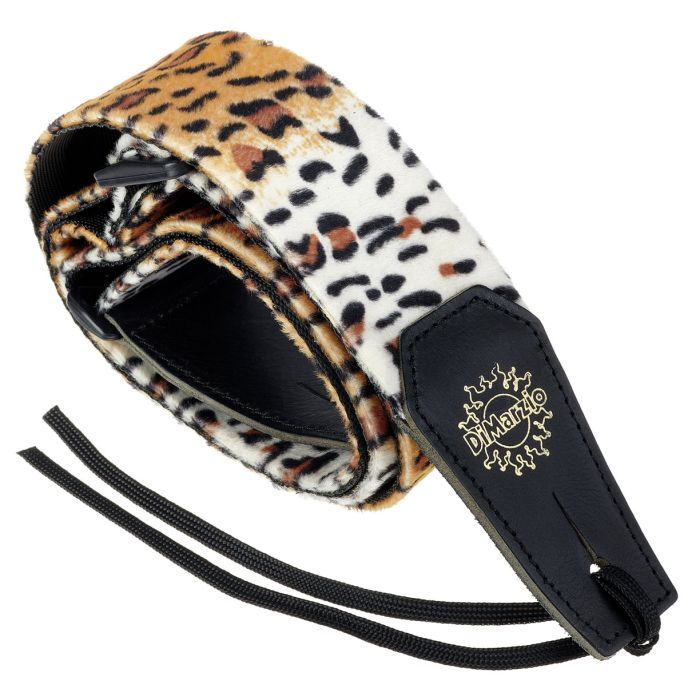 Ремень для гитары DiMarzio Cheetah Guitar Strap with Leather Ends (DD3310CH) изображение 2