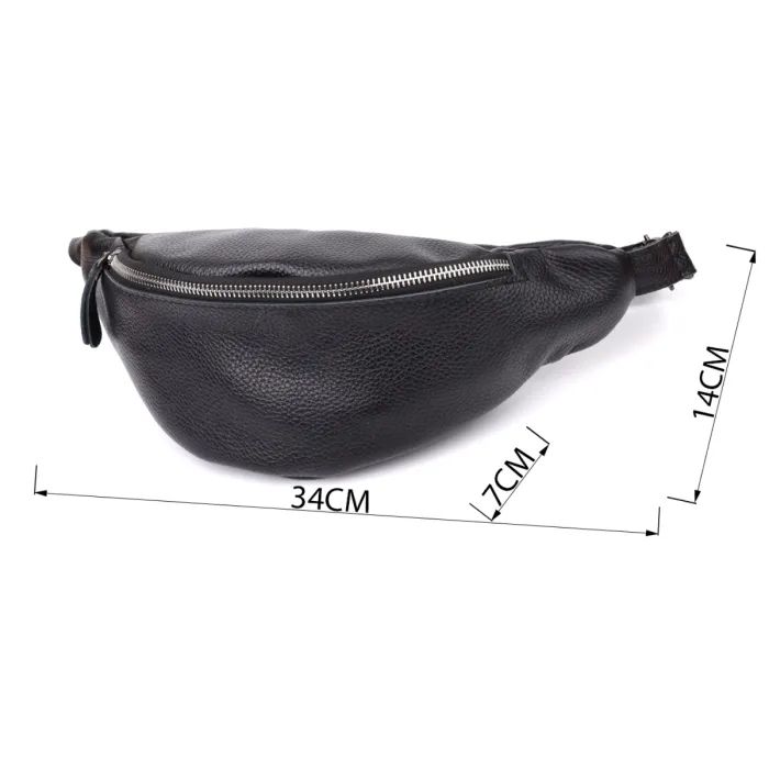 Сумка Shvigel Из натуральной кожи Черная (23145) изображение 3