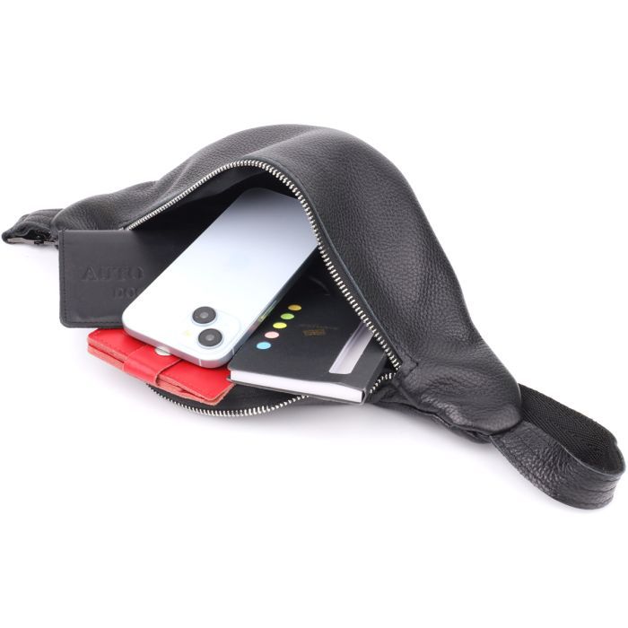 Сумка Shvigel Из натуральной кожи Черная (23145) изображение 8