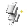 Дата кабель OTG USB 2.0 AF to USB-C silver XoKo (XK-AC035-SL2)