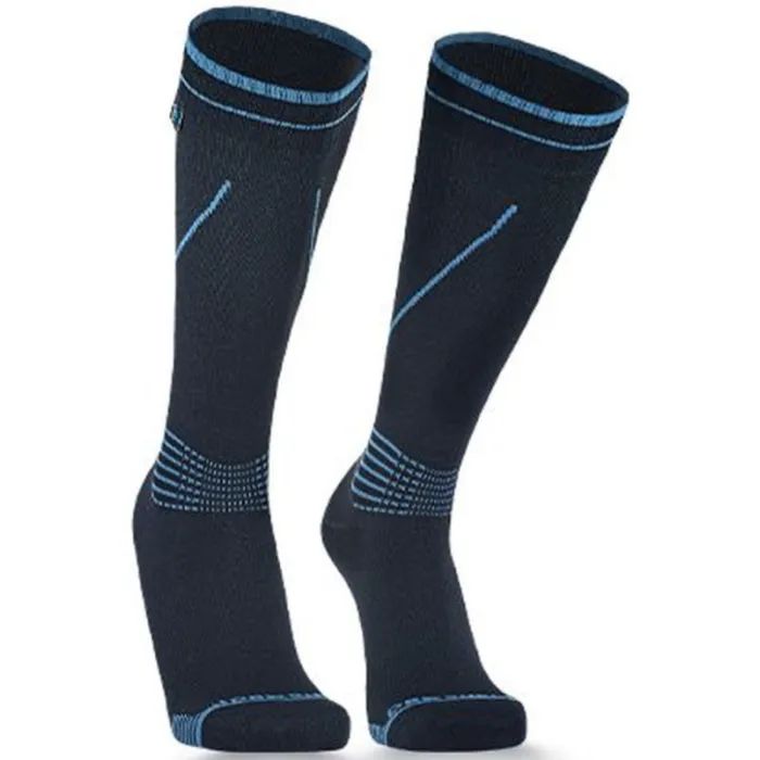 Водонепроницаемые носки Dexshell Longlite Socks 2.0, блакитні смужки M (39-42) (DS72506JBB-M)