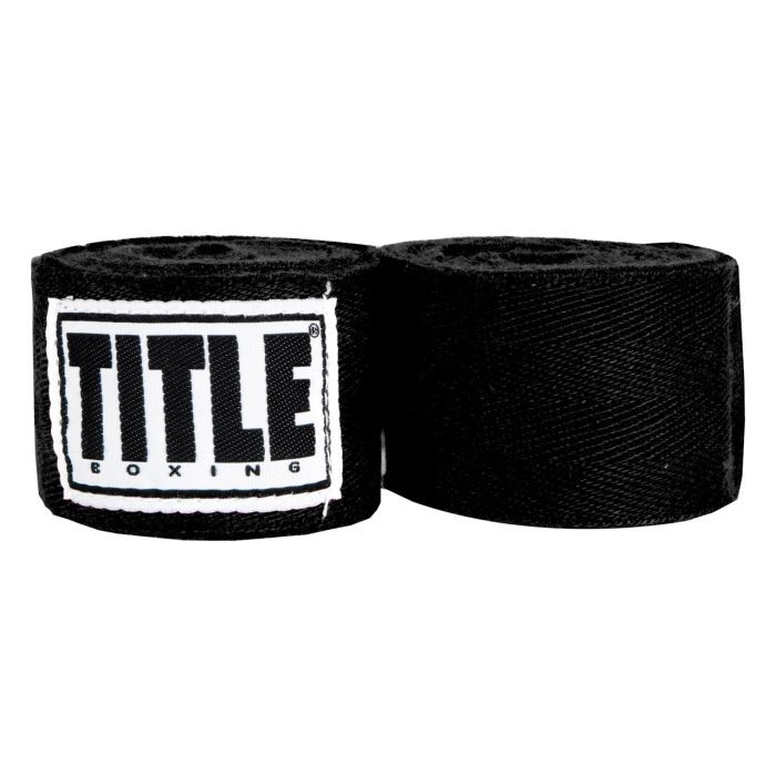 Бинт для спорта Title Boxing Traditional Weave 180" 4.5м Black (HW BK)